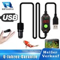 Mini Aquarium Heizung 10W 5V 2A USB Heizstab Aquarium Heizer mit LED-Anzeige DE