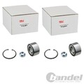 2X NTY RADLAGER-SATZ HINTEN LINKS RECHTS PASSEND FÜR BMW 3 7 8 X3 Z3 Z4 Z8