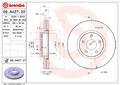 2 x BREMBO 09.A427.21 Bremsscheibe für FORD