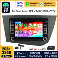 DAB+ 2+32GB Android 14 Autoradio Carplay GPS Nav für Seat Leon MK2 1P1 2005-2012