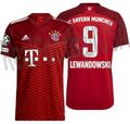 Adidas R. Lewandowski FC Bayern München UEFA Champions Liga Heim Trikot 2021/22