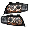 Xenon D2S Design Scheinwerfer Angel Eyes für Audi A6 4B C5 Bj. 01-04 Schwarz