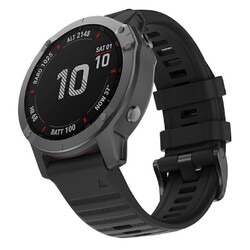 Für Garmin Fenix 3HR 6 6X Pro 5 5X Plus 7 7X 8 E Quick Fit Sport Silikon Armband