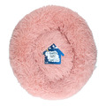 Let's Sleep Donut Bett Hund rosa-beige Katze SOFT M-XXL weich, warm, komfortabel