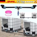 IBC Adapter 3/4" Auslaufhahn Verbindungsset für 2 Tank Nebeneinander Container