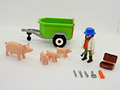 Playmobil  Set 4495 Tierarzt mit Zubehör Schweinen Anhänger ohne OVP