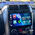 DAB+ 4+64G Android 15 AutoRadio Carplay Navi KAM für Suzuki Grand Vitara 2005-15