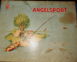 altes Magnetangelspiel, "Angelsport" 60er Jahre RAR