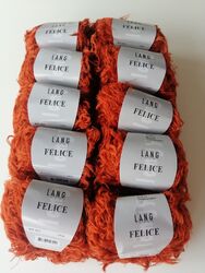 500g Lang Yarns Felice Wolle Schurwolle Mohair Fellgarn Wollpaket Neu