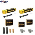 2x MONROE GASDRUCK STOSSDÄMPFER + PROTECTION KIT + DOMLAGER HINTEN FÜR VAG