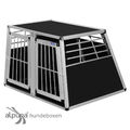 N50 Hundetransportb​ox Doppelbox Aluminium Transportbox Hundebox Hunde Alubox 