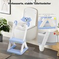 2 in 1 Kinder Toilettentrainer Toilettensitz Lerntöpfchen WC Sitz mit Treppe DHL