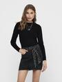 JDY Damen Strickpullover Eleganter Langarm Rundhals Pullover Basic Oberteil