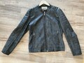 Esprit Lederimitatjacke Schwarz Größe M