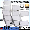 LED Fluter 100/200/300/400Watt Flutlicht Außen Strahler Baustrahler Scheinwerfer