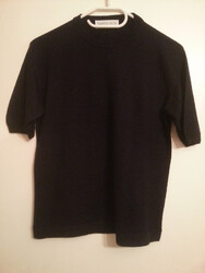 Pullover aus Wolle, schwarz, made in Italy, Größe M, schwarz, neu