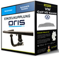 Abnehmbare Anhängerkupplung für VW Golf VII Kombi 04.2013-03.2021 Typ BA5 Oris