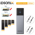 10Gbps M.2 NGFF NVMe SATA USB C 3.2 GEN 2 Adapter Externes SSD Gehäuse Case