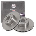 2x A.B.S. BREMSSCHEIBEN 320mm VORNE passend für MERCEDES-BENZ 124 S-KLASSE