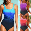 Damen Einteiler Bikini Badeanzug Monokini Strand Bademode Schwimmanzugs Sommer