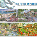 House of Puzzle 1000-teiliges Puzzle DIE VOLLSTÄNDIGE SAMMLUNG VON TITELN, HERGESTELLT IN UK