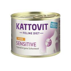 Kattovit Dose Feline Diet Sensitive Huhn 12 x 185g (13,47€/kg)