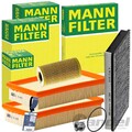 MANN FILTER FILTERSET passend für PORSCHE 911 (997) 3.8 CARRERA S 355+381 PS
