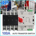 Dual Netzteil 100A 4P Automatischer Umschalter Leistungschalter Transferschalter