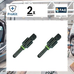 2x ORIGINAL® Fae Sensor, Ansauglufttemperatur für BMW X3 3 Compact 5 Touring 3