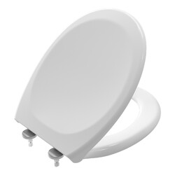 WC Sitz O-Form mit Absenkautomatik Toilettendeckel Klodeckel Toilette Sitze