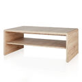 Couchtisch Sofatisch Wohnzimmertisch Hell-Braun Modern Snack-Tisch Beistelltisch