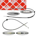 2x febi Handbremsseil Bremsseil für MERCEDES E-KLASSE W211 S211 CLS C219 hinten