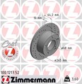 2x ZIMMERMANN Bremsscheibe SPORT Z 100.1217.52 für 100 AUDI SKODA VW C4 A6 C5 B5