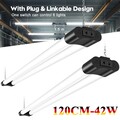 LED Röhren Feuchtraumleuchte 120CM 42W Werkstatt Garage Lampe mit Stecker