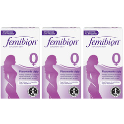 (3095,24€/1kg) Femibion 0 Babyplanung 3x28 Tab. für 12 Wochen Folsäure Schwanger