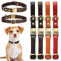 Rindleder Hundehalsband Hunde Halsband Exklusiv Halsband  für Kleine Große Hund