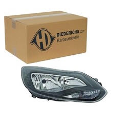 DIEDERICHS HALOGEN SCHEINWERFER mit LWR SCHWARZ RECHTS für FORD FOCUS | 1418082