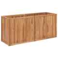 Garten-Hochbeet 150 x 50 x 70 cm Massivholz Teak