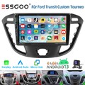 Autoradio Android 13 4+64G Für Ford Transit Tourneo Custom Navi +Kamera CarPlay