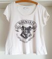 T-Shirt, Hogwarts, Wizarding World, Gr. M, Weiß, Damen, Baumwollmischung