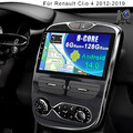 8-Kern 6+128GB Android14 CarPlay Autoradio GPS NAVI Für Renault Clio 4 2012-2019