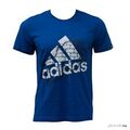 Adidas T-Shirt Herren blau Performance Logo Tee blue kurzarm
