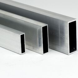 Aluminium Rechteckrohr 60x40x4mm Alu AlMgSi05 6060 Profil Hohlrohr Vierkantrohr