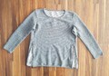 Damen Strick Pullover, Gr. 38, Grau.