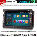 8-Kern Android 12 Autoradio Navi GPS Für VW SKODA Seat Golf Polo TRANSPORTER T5