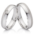 Verlobungsringe Eheringe Trauringe Partnerringe aus 925 Silber mit Zirkonia S442