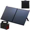 revolt Powerstation & Solar-Generator mit mobilem 80-Watt-Solarpanel, 420 Wh