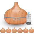 500ML Ultraschall Luftbefeuchter Aroma Diffuser Diffusor Humidifier mit Licht