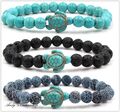 Schildkröten Armband Perlenarmband Ocean Meeresschildkröte Türkis Turtle Save