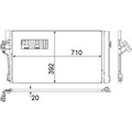 Mahle AC 762 000S Kondensator Klimaanlage für MERCEDES BENZ VIANO VITO MIXTO